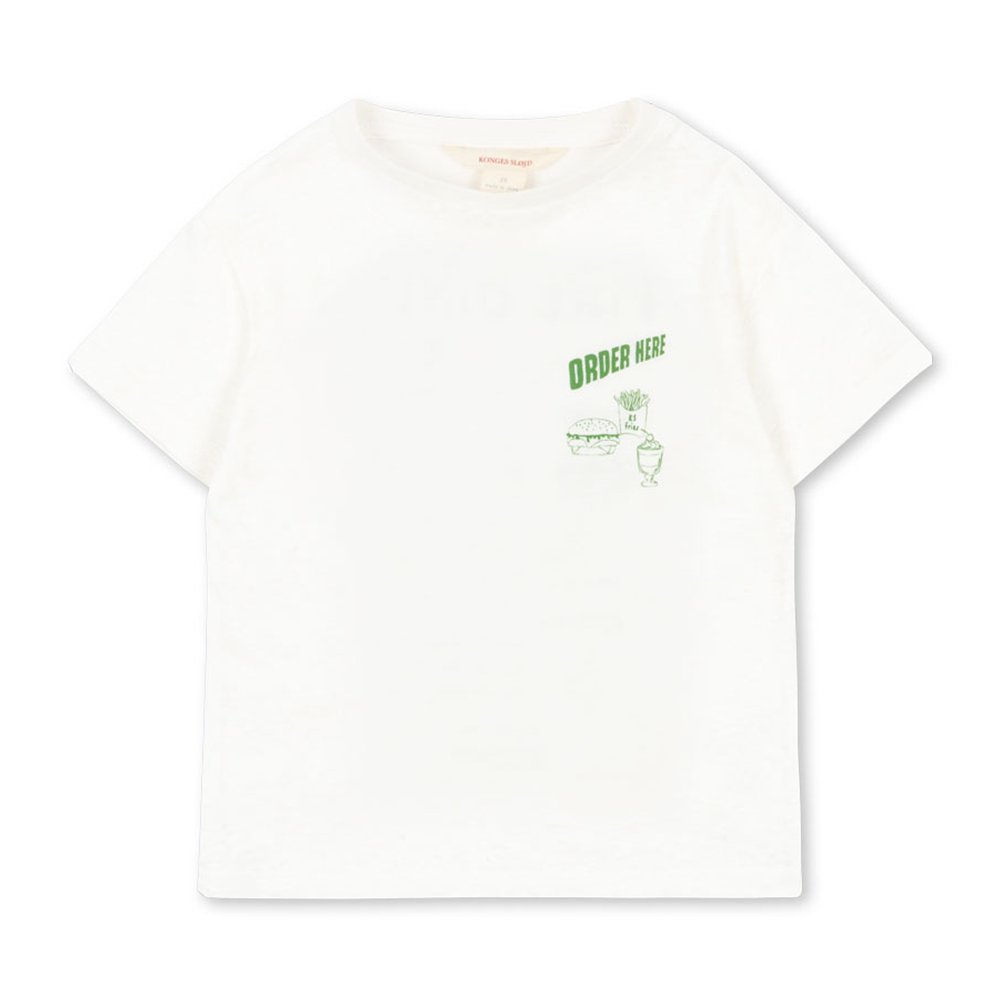 Konges Sløjd T-Shirt 'Era' Off White/Fine Dining
