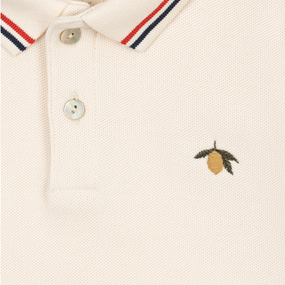 Konges Sløjd Polo Shirt 'Florian' Antique White