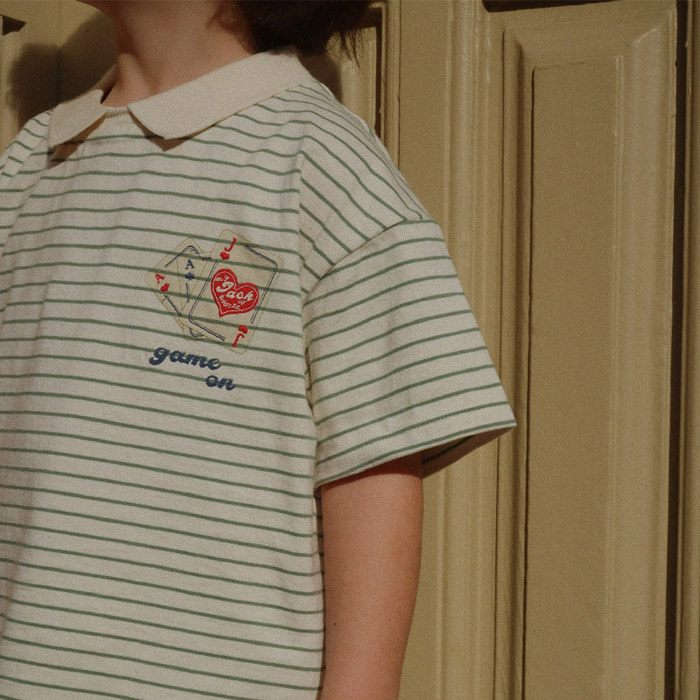 T-shirt Konges Sløjd 'RHW X KS' Gameon Terra Stripe