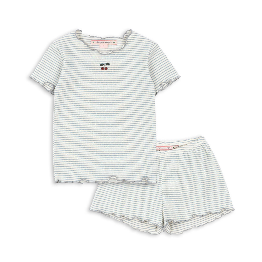 Konges Sløjd T-Shirt und Shorts 'Roli' Sleet Stripe