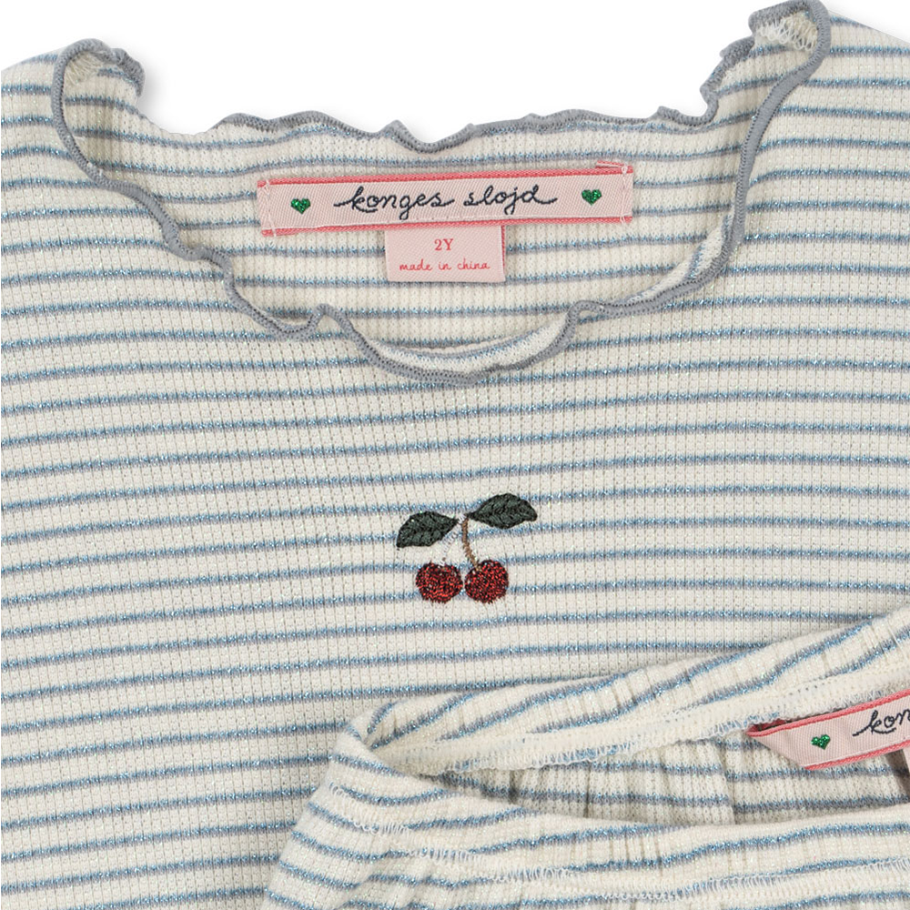 Konges Sløjd T-Shirt und Shorts 'Roli' Sleet Stripe