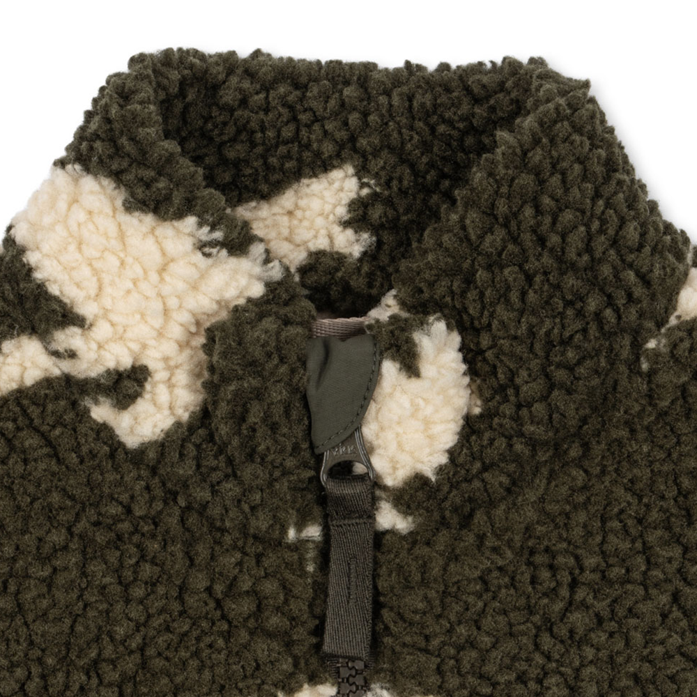 Konges Sløjd Veste en teddy 'Jody' Dino Silhouette