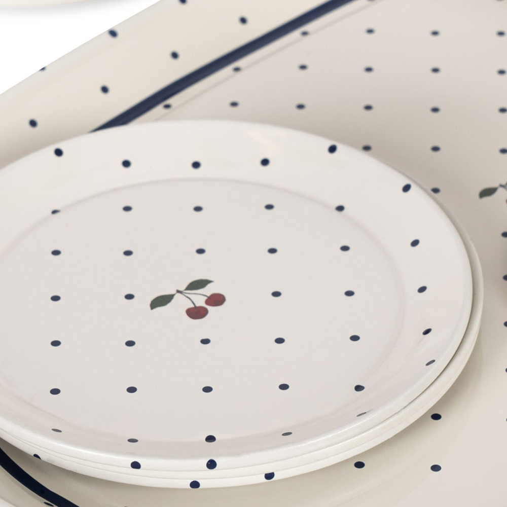 Konges Sløjd Teeset 'Tea Party' Blue Dot - Online MY SNOWFLAKE