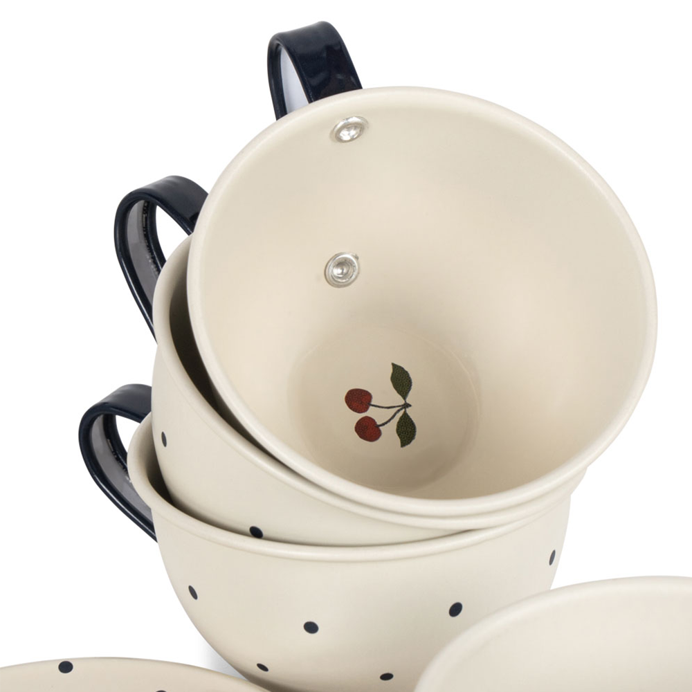 Konges Sløjd Teeset 'Tea Party' Blue Dot - Online MY SNOWFLAKE