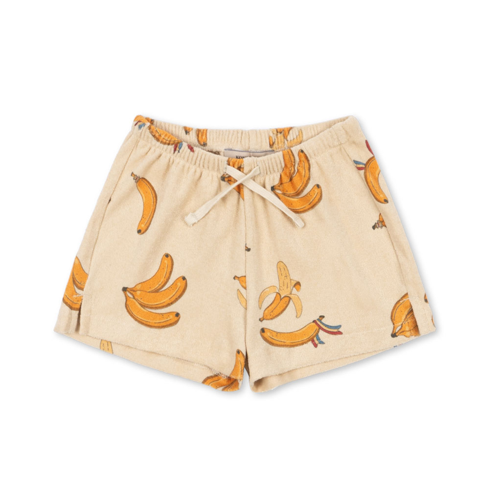 Konges Sløjd Terry Shorts 'Itty' Go Bananas