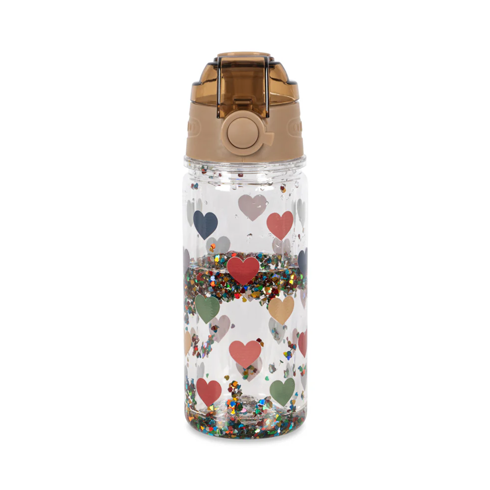 Konges Sløjd Glitzer Trinkflasche Bon Coeur Colore