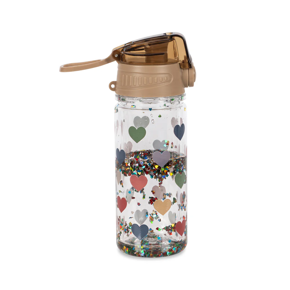 Konges Sløjd Glitzer Trinkflasche Bon Coeur Colore