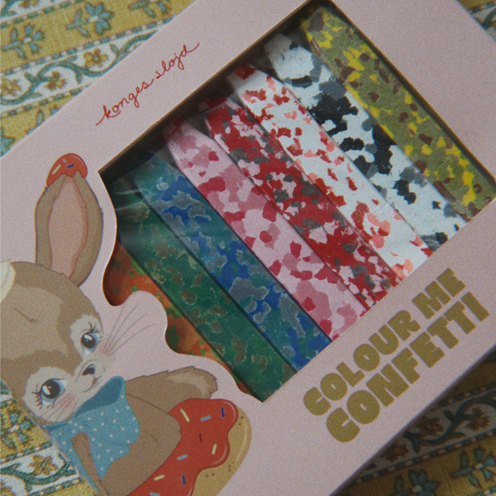 Konges Sløjd Crayons 'Confetti' Bunny