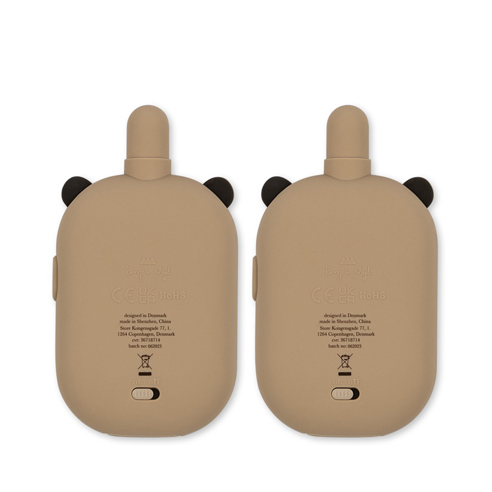 Konges Sløjd Walkie-Talkie Set Panda