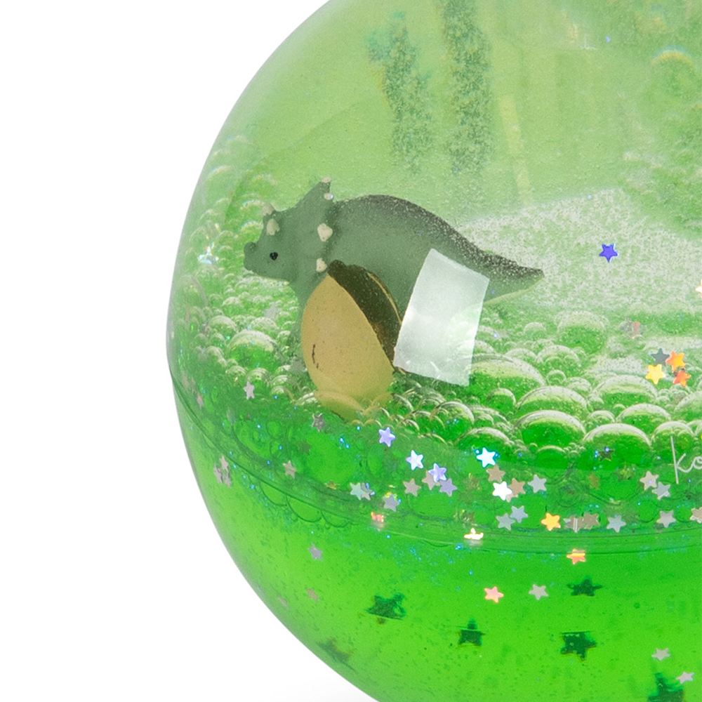 Konges Sløjd Boule à neige « Glitter » Citron