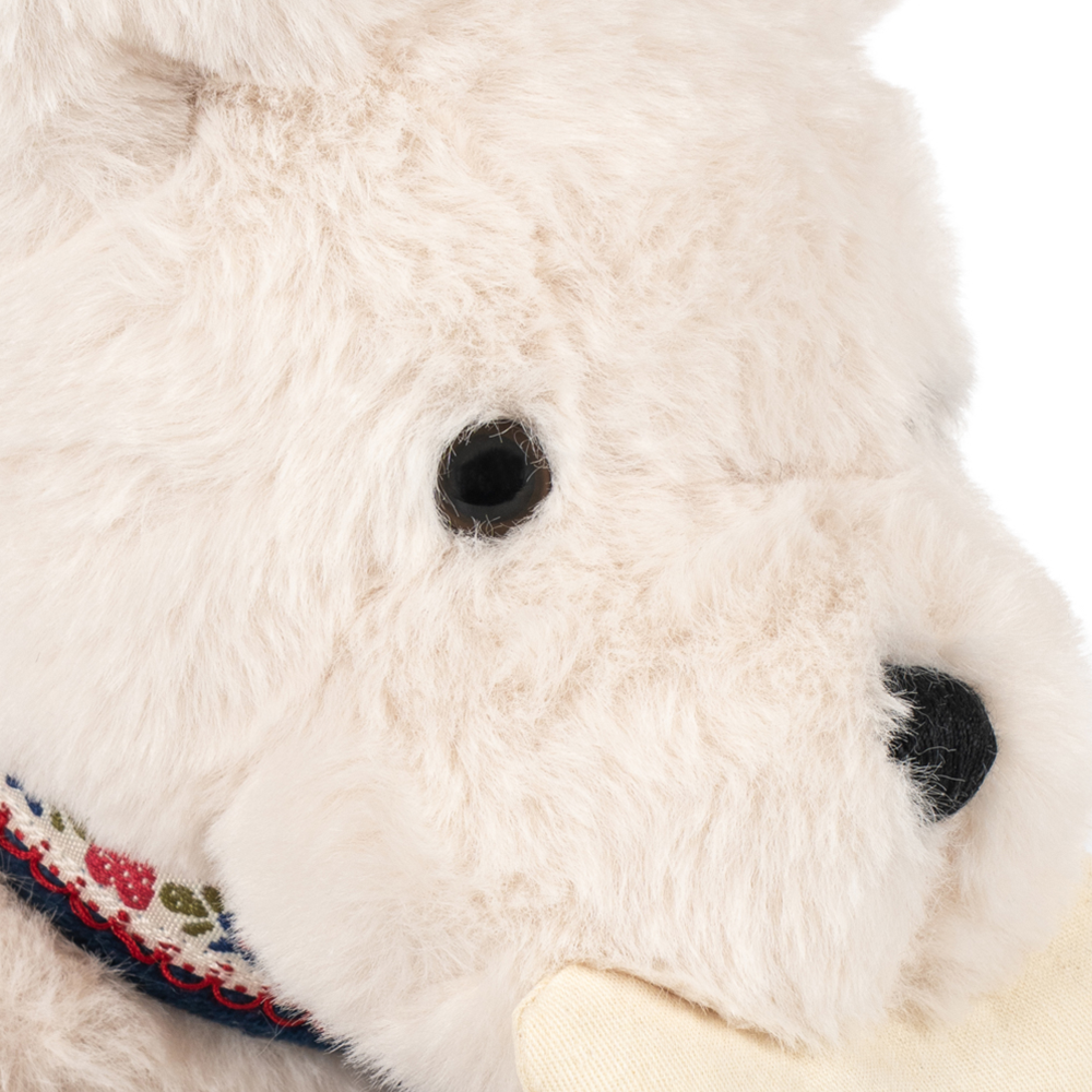 Konges Sløjd Plush Toy Puppy with Bag 'Terry Puppy' Coeur Coloré