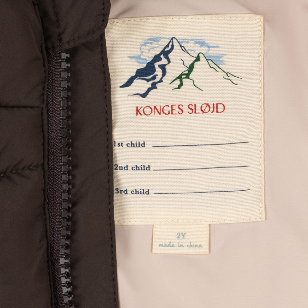 Konges Sløjd Winter Jacket 'Alpi' Chocolate Brown