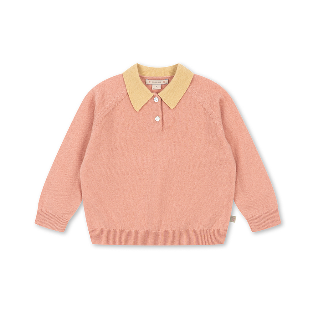 Konges Sløjd Polo Strickpullover 'Basi' Mellow Rose - Online MY SNOWFLAKE
