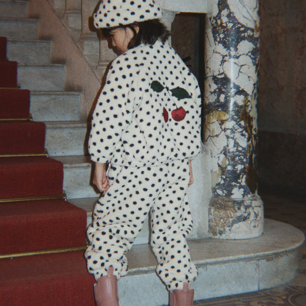 Konges Sløjd  Teddy Jacke 'Jody Embroidery' Dot Lumiere