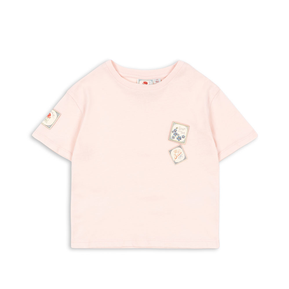 Konges Sløjd T-Shirt 'RHW X KS' Lettre Chalk Pink - Online MY SNOWFLAKE
