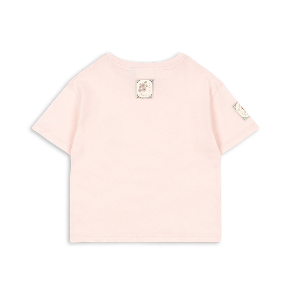 Konges Sløjd T-Shirt 'RHW X KS' Lettre Chalk Pink - Online MY SNOWFLAKE
