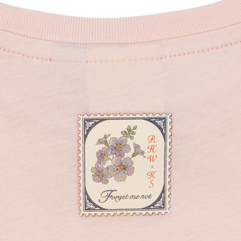 Konges Sløjd T-Shirt 'RHW X KS' Lettre Chalk Pink - Online MY SNOWFLAKE