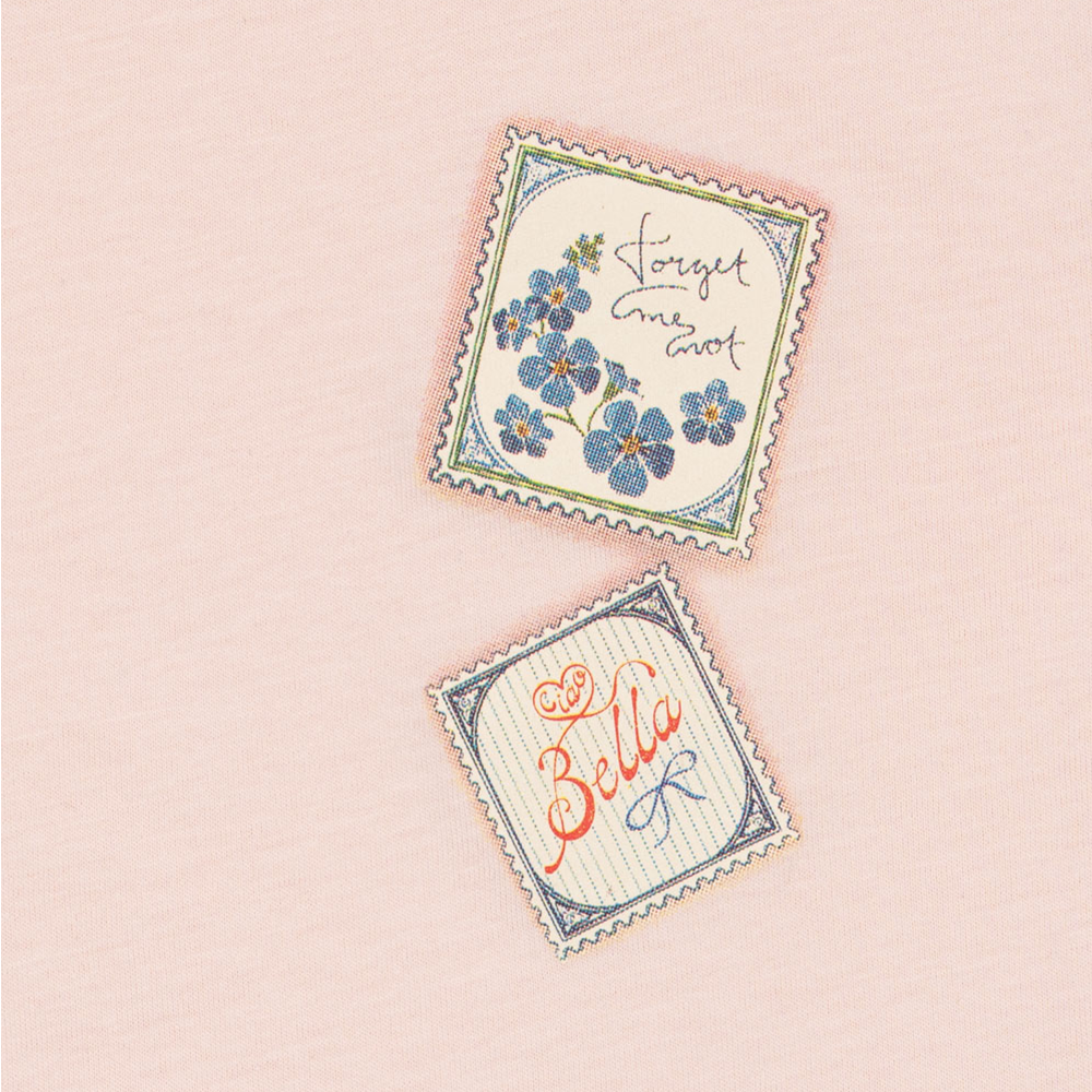 Konges Sløjd T-Shirt 'RHW X KS' Lettre Chalk Pink - Online MY SNOWFLAKE