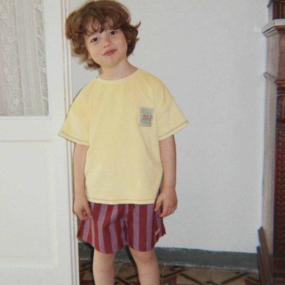 Konges Sløjd Shorts aus Baumwolle 3er-Set 'Azur' Butter Multi Stripe
