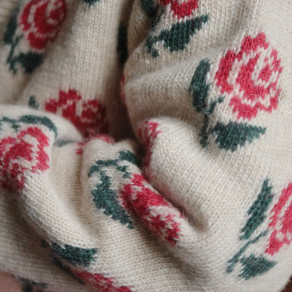 Konges Sløjd Strickcardigan mit Kragen 'Belou' Rose - Online MY SNOWFLAKE