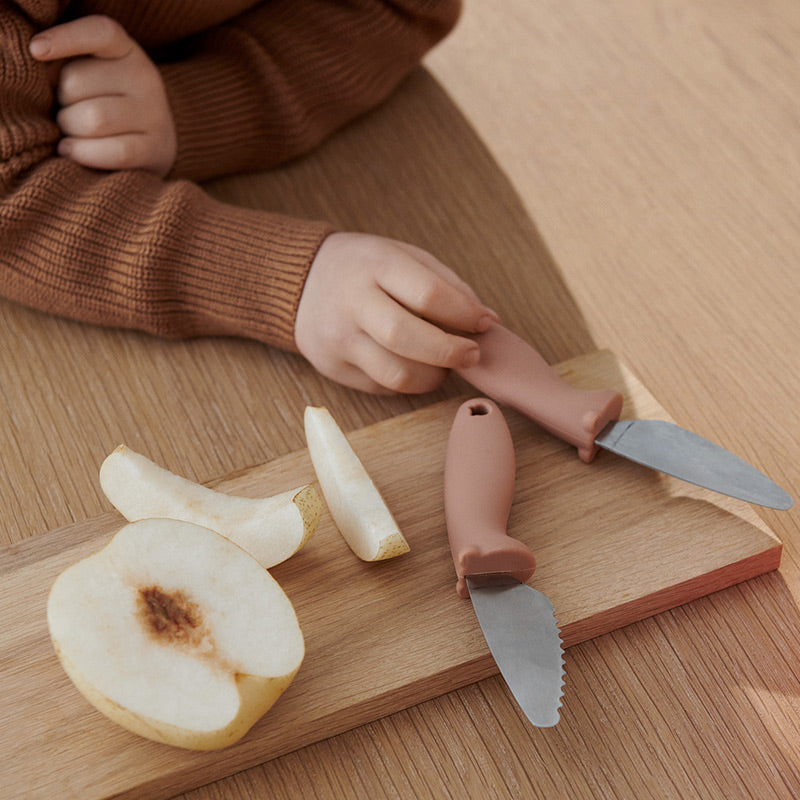 Liewood Kit de couteaux à éplucher pour enfants « Perry » Tuscany Rose