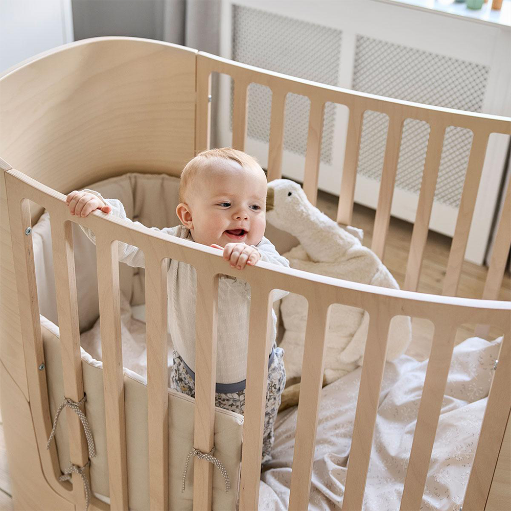 Leander Classic  Babybett  Whitewash - Online MY SNOWFLAKE