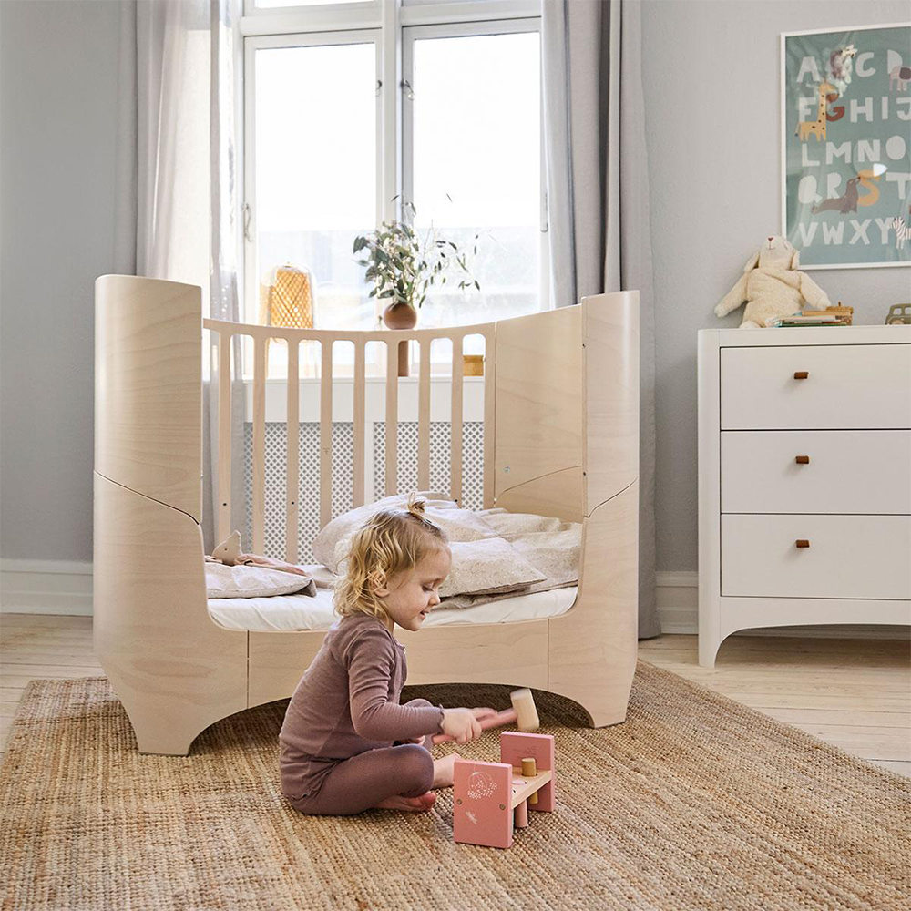 Leander Classic  Babybett  Whitewash - Online MY SNOWFLAKE
