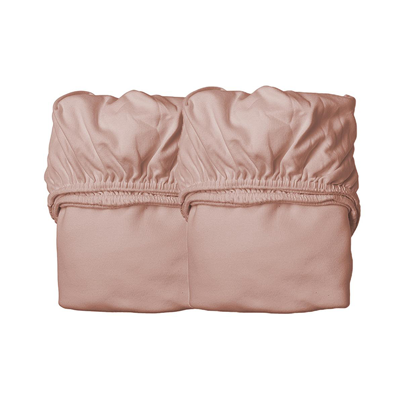 Fixleintuch für Babybetten in Rosa von Leander.