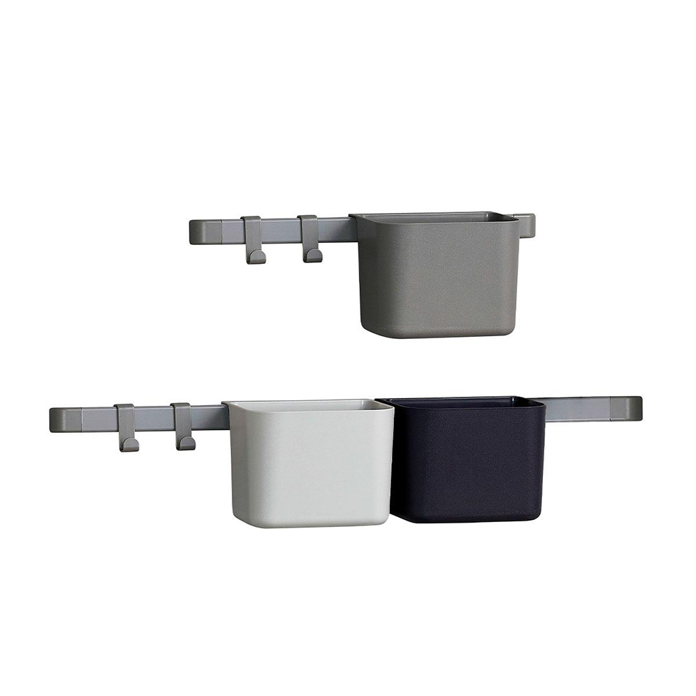 Leander Classic lot de 3 éléments d'organisation 1 rail long et 1 rail court Dusty grey