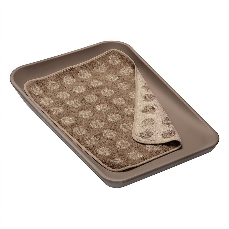 Leander  Matty Topper Bio-Baumwolle für Wickelkissen Mocca