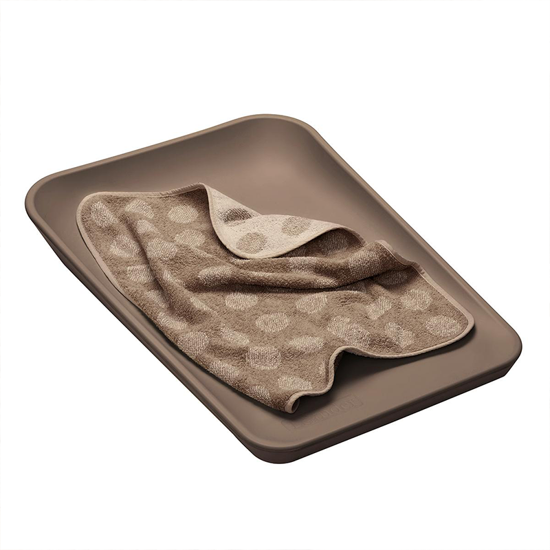 Leander  Matty Topper Bio-Baumwolle für Wickelkissen Mocca
