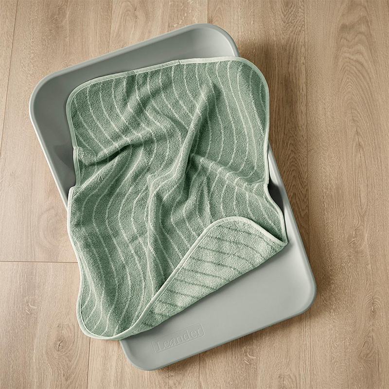 Leander  Matty Topper Bio-Baumwolle 'Woodland' für Wickelkissen  Sage Green