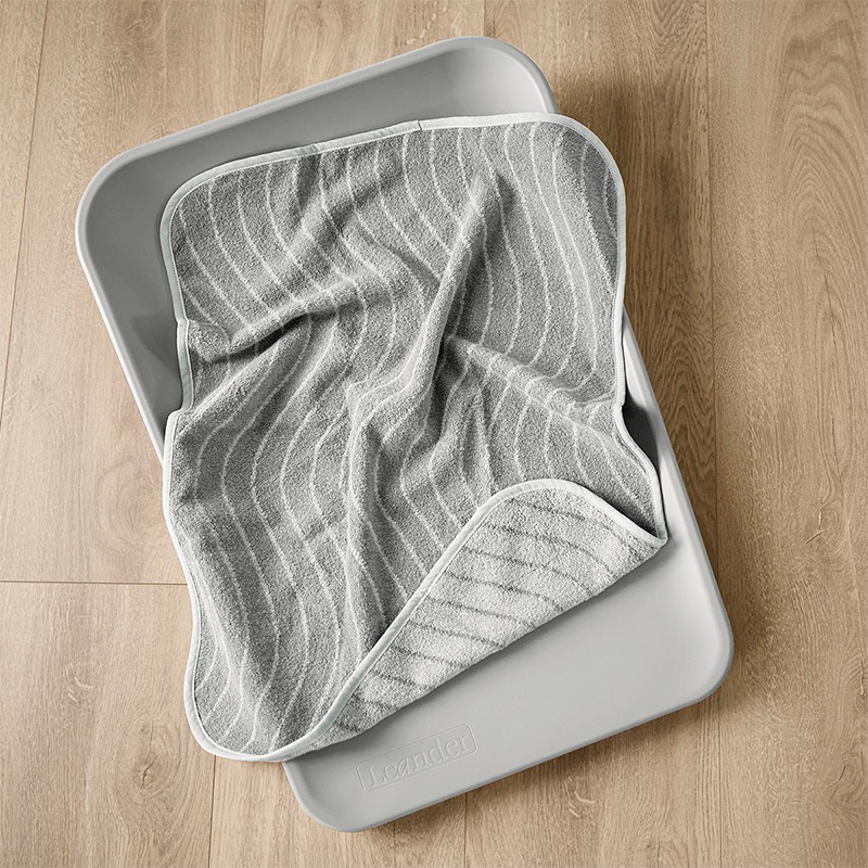 Leander  Matty Topper Bio-Baumwolle 'Woodland' für Wickelkissen  Cool Grey