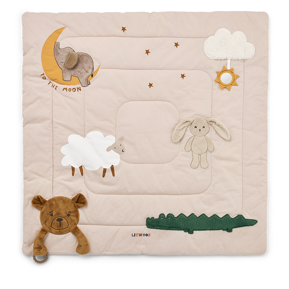 Liewood Tapis d'éveil/tapis de jeu 'Bernet' Sandy Multi Mix