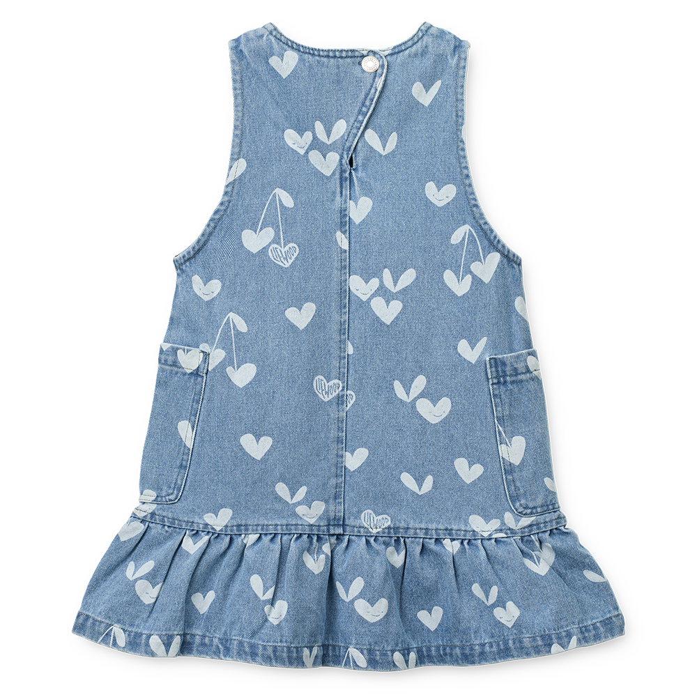 Liewood Jeanskleid 'Angelica' Sweethearts/Light Blue Denim