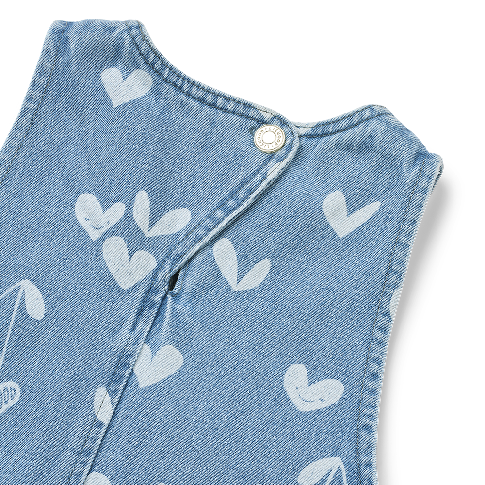 Liewood Jeanskleid 'Angelica' Sweethearts/Light Blue Denim