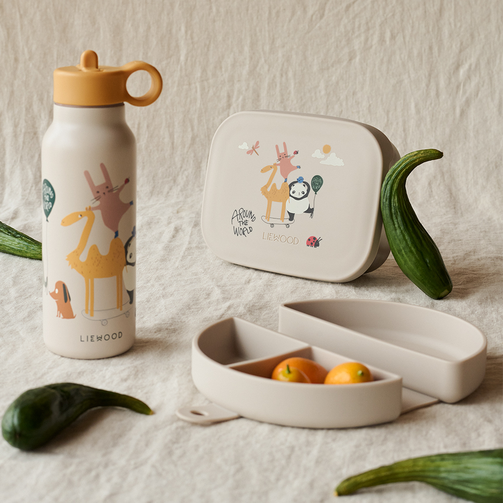 Liewood  Kinder Lunchbox 'Arthur' Around the World