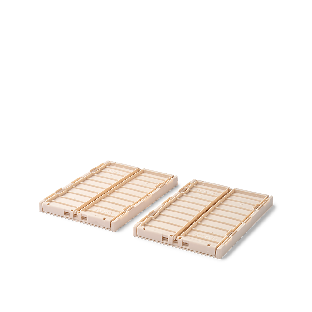 Liewood Lot de 2 paniers de rangement pliables S « Weston » Apple Blossom