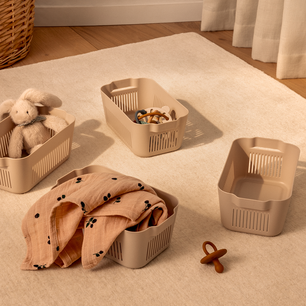 Liewood  Aufbewahrungskiste Mini 4er Set 'Makeeva'  Sandy