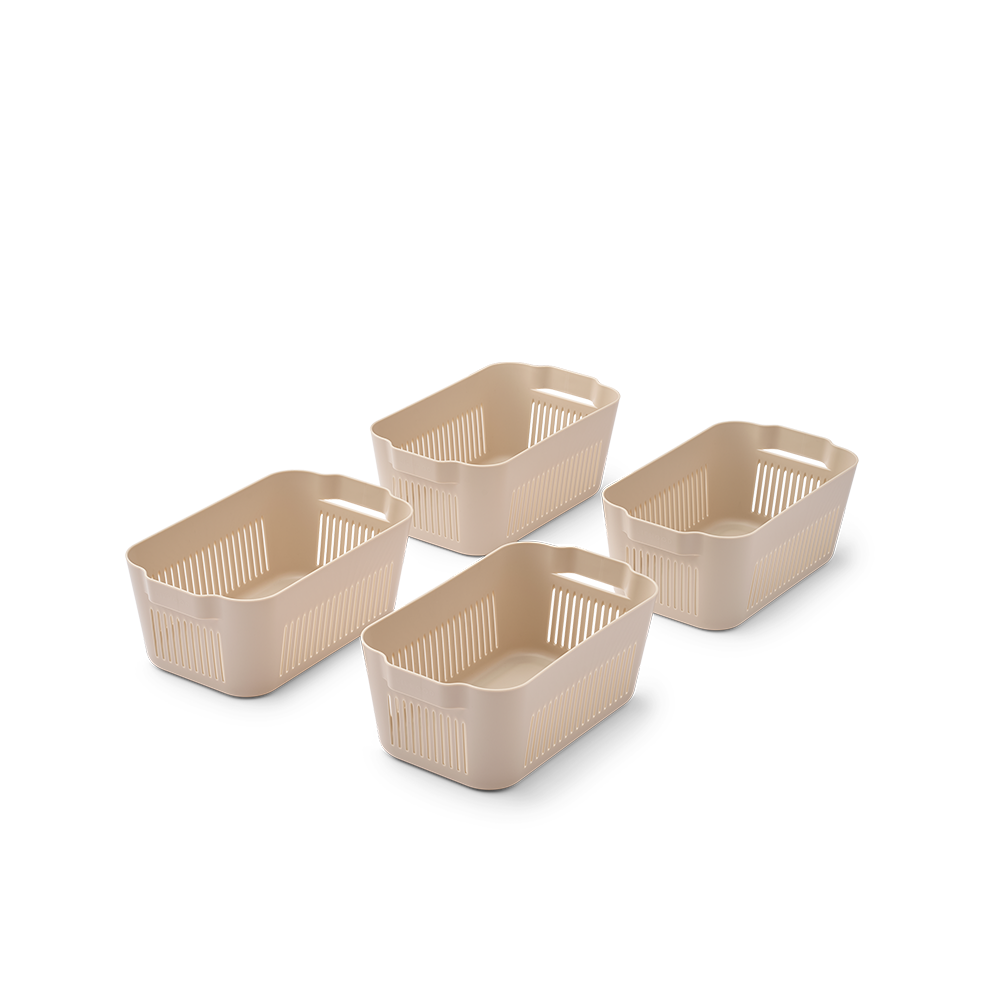 Liewood  Aufbewahrungskiste Mini 4er Set 'Makeeva'  Sandy