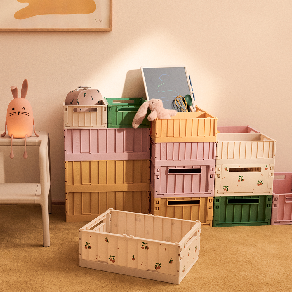 Liewood  faltbare Aufbewahrungskiste M 2er Set 'Weston' Rose Blush