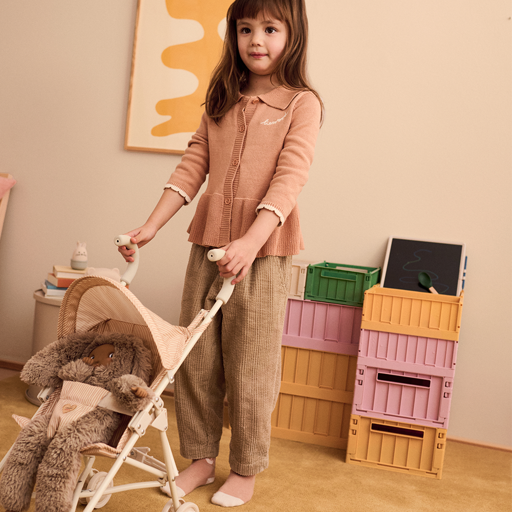 Liewood  faltbare Aufbewahrungskiste M 2er Set 'Weston' Rose Blush
