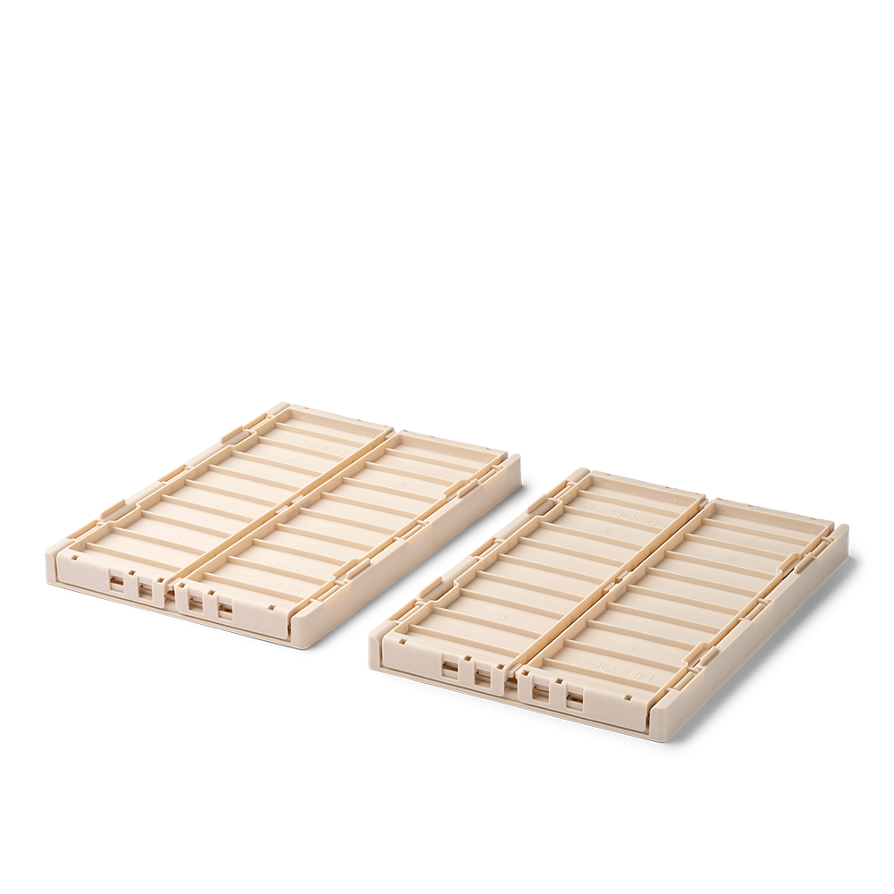Liewood Foldable Storage Crate M 2-Pack 'Weston' Apple Blossom