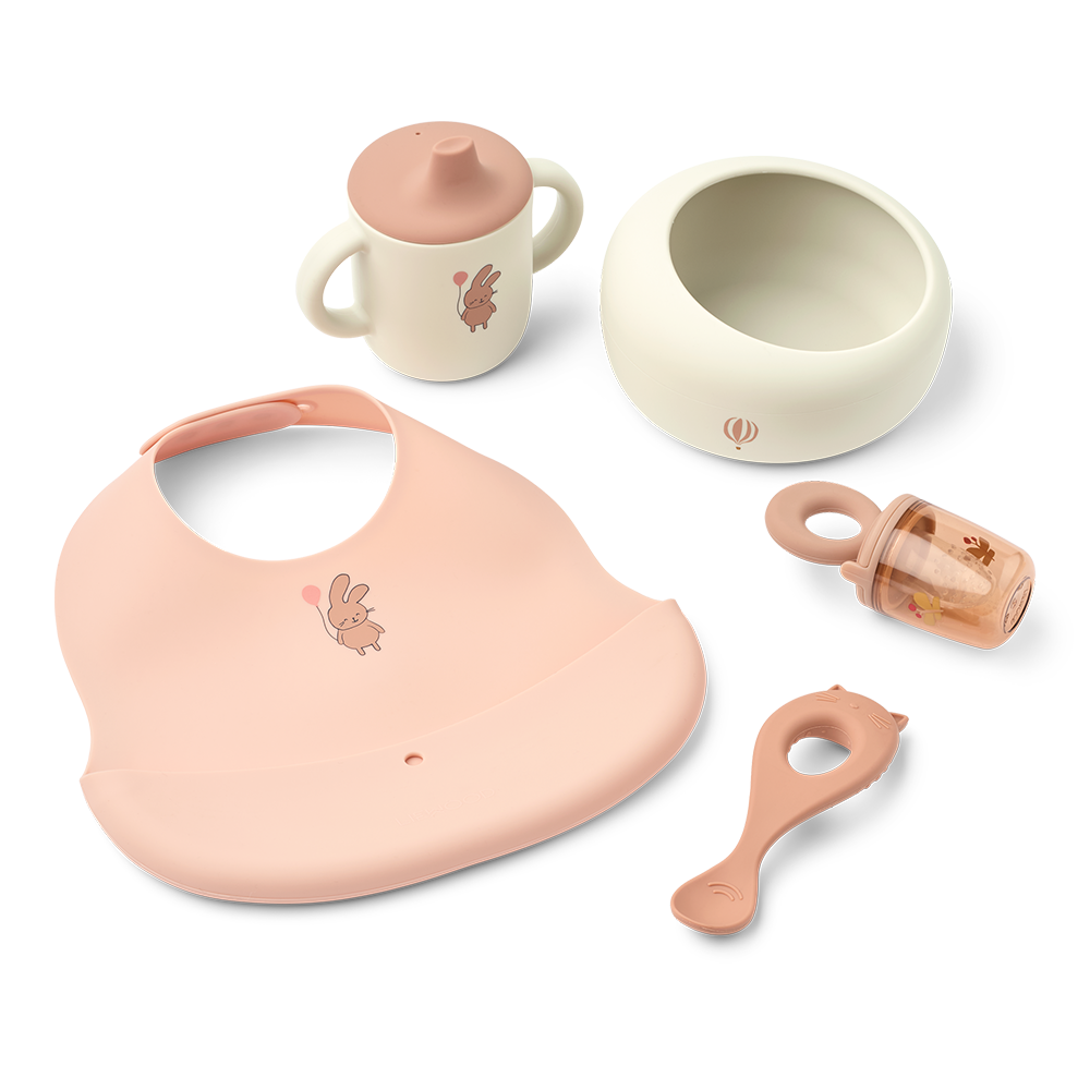Liewood  Babygeschirr Set 'Mileah' Wild Child/Rosey