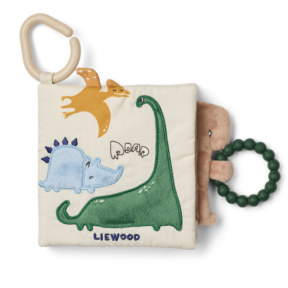 Liewood  Stoffbuch 'Feyla' Dino Roar/Dove Blue