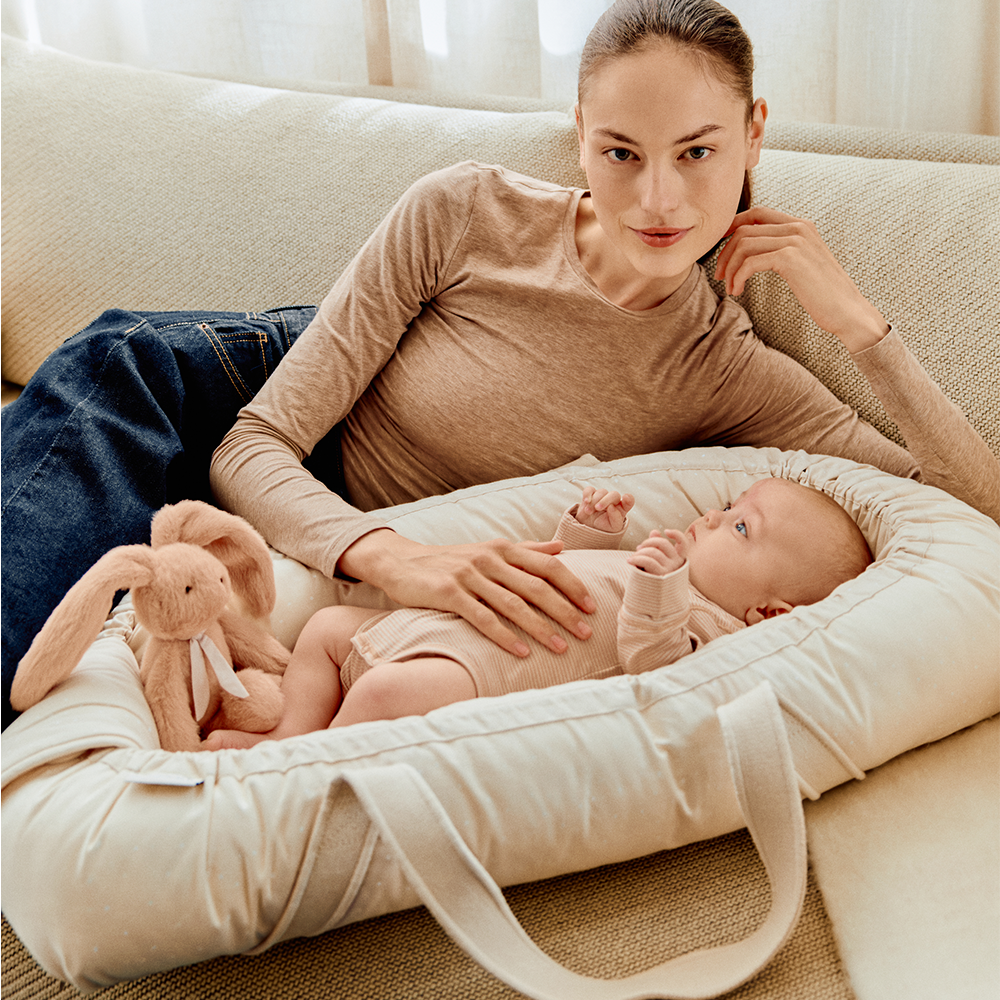 Liewood Babynest 'Gro' Confetti/Sandy