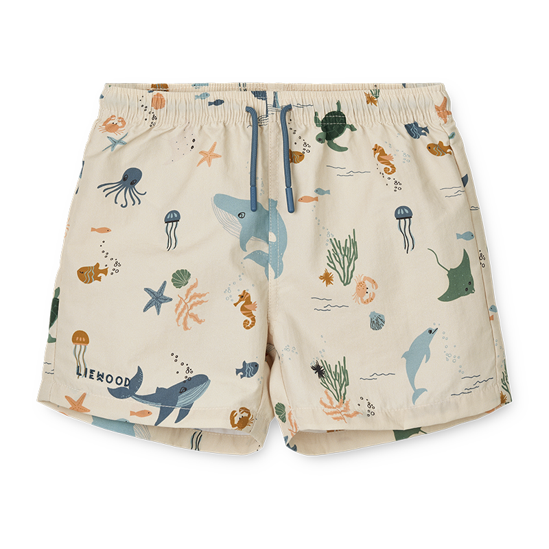 Liewood UV-Badeshorts 'Aiden' Sea Creature/Sandy - Online MY SNOWFLAKE