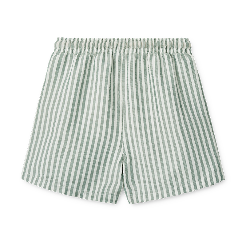 Liewood Badeshorts 'Duke' Stripe Peppermint/Crisp White