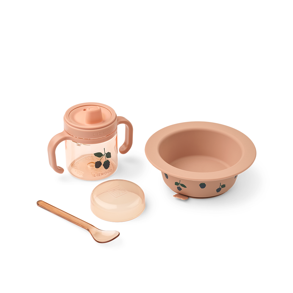 Liewood  Babygeschirr Set 'Becket' Berry Pale Tuscany