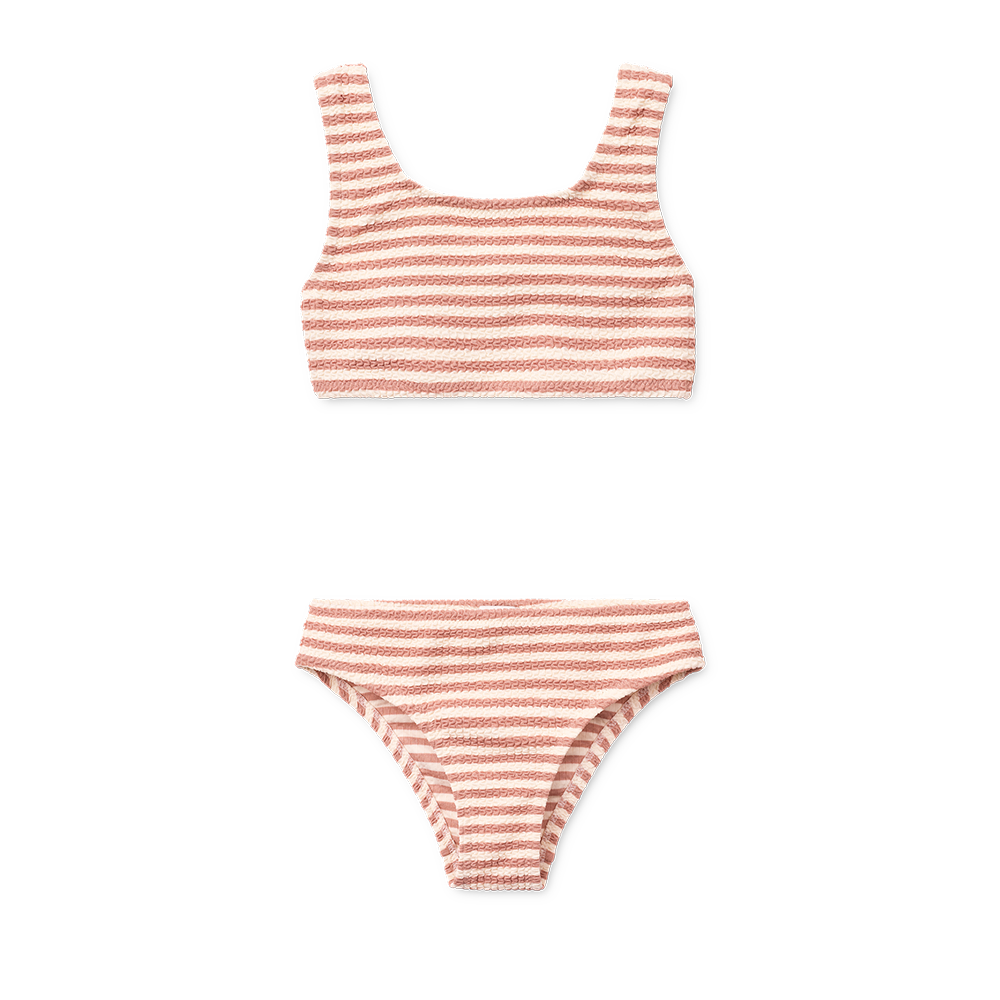 Maillot de bain anti-UV Liewood « Bello » Coral Blush/Creme de la Creme